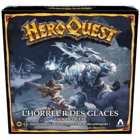 HeroQuest, extension L'horreur des glaces, à partir de 14 ans, système de jeu HeroQuest requis - Avalon Hill BLANC 1 - vertbaudet enfant 