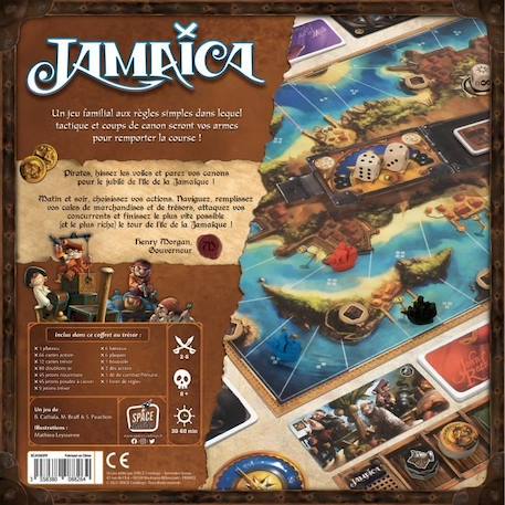 Jamaïca - ASMODEE - Édition 2021 - Jeu de plateau familial - 2 à 6 joueurs - 45 min MARRON 4 - vertbaudet enfant 