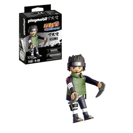 Figurine - PLAYMOBIL - Asuma - Naruto Shippuden - Vert - Multicolore - Enfant VERT 5 - vertbaudet enfant 