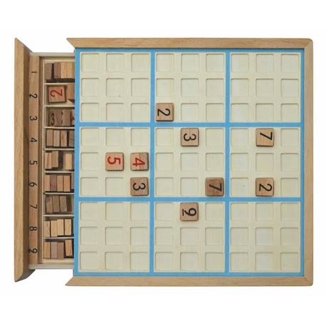 Sudoku en bois MARRON 2 - vertbaudet enfant 