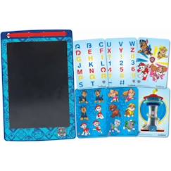 Jouet-Multimédia-tablette enfant - accessoires tablette-Tablette E-Ink - LEXIBOOK - La Pat’ Patrouille - Pochoirs - Bleu