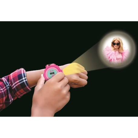 Montre digitale Barbie - LEXIBOOK - Projection 20 images - Bracelet ajustable ROSE 3 - vertbaudet enfant 