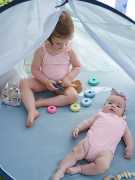 Tente anti-UV UPF50+ avec moustiquaire Babymoov MARINIERE+vert 3 - vertbaudet enfant 