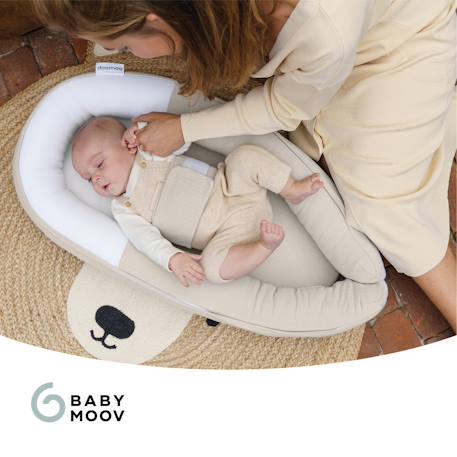 Réducteur de lit évolutif BABYMOOV Doomoo Cocoon bear grey+gris 7 - vertbaudet enfant 