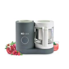 Robot de cuisine - BEABA - Babycook Neo Gris Mineral - Cuit à la vapeur - Mixe - Décongèle - Réchauffe  - vertbaudet enfant