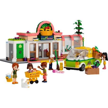 LEGO® Friends 41729 L’Épicerie Biologique, Jouet Supermarché, avec Camion & Mini-Poupées BLANC 2 - vertbaudet enfant 