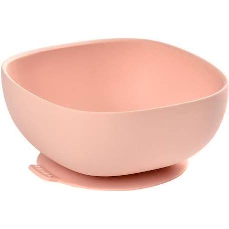 Bol ventouse silicone BEABA - Rose - Pour bébé de 6 mois et plus - Antidérapant et ergonomique ROSE 1 - vertbaudet enfant 