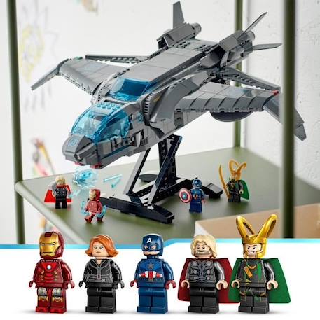 LEGO® Marvel 76248 Le Quinjet des Avengers, Jouet de Vaisseau Spatial avec Figurines, Infinity BLANC 5 - vertbaudet enfant 