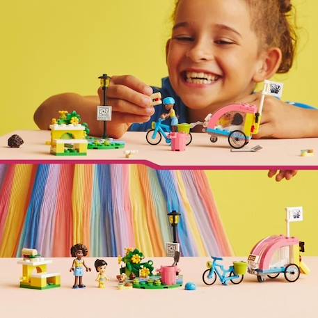 LEGO® Friends 41738 Le Vélo de Sauvetage Canin, Jouet Enfants 6 Ans, avec Figurine de Chiot BLANC 6 - vertbaudet enfant 
