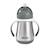 BEABA, Biberon/Tasse d'apprentissage/Gourde Bébé 2 en 1, Tasse Paille Enfant, Inox 100% étanche, Anti-fuite, 250ml, Gris minéral GRIS 4 - vertbaudet enfant 