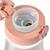 BEABA, Gourde inox 350 ml + anse - old pink ROSE 3 - vertbaudet enfant 