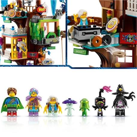 LEGO® DREAMZzz 71461 La Cabane Fantastique dans l’Arbre, Jouet, avec Minifigurines Mateo et Izzie BLANC 4 - vertbaudet enfant 