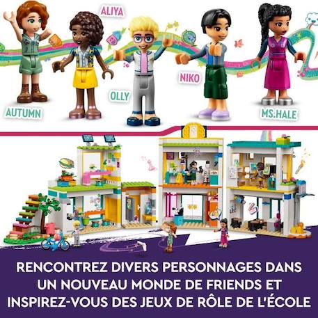 LEGO® Friends 41731 L’École Internationale de Heartlake City, Jouet avec 5 Mini-Poupées BLANC 5 - vertbaudet enfant 