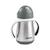 BEABA, Biberon/Tasse d'apprentissage/Gourde Bébé 2 en 1, Tasse Paille Enfant, Inox 100% étanche, Anti-fuite, 250ml, Gris minéral GRIS 1 - vertbaudet enfant 