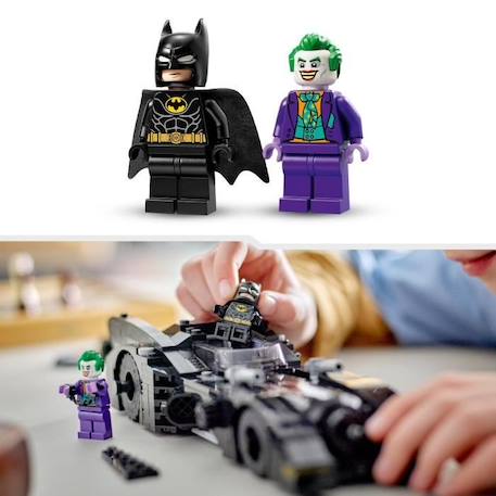 LEGO® DC 76224 La Batmobile : Poursuite entre Batman et le Joker, Jouet de Voiture Batmobile, avec Figurines BLANC 4 - vertbaudet enfant 