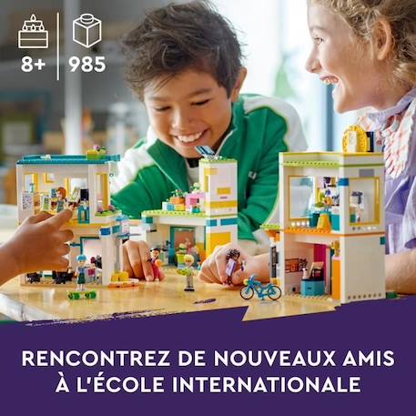 LEGO® Friends 41731 L’École Internationale de Heartlake City, Jouet avec 5 Mini-Poupées BLANC 6 - vertbaudet enfant 