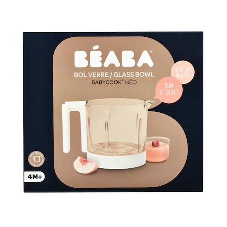 BEABA Bol en verre Babycook Neo, Blanc BLANC 2 - vertbaudet enfant 