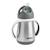 BEABA, Biberon/Tasse d'apprentissage/Gourde Bébé 2 en 1, Tasse Paille Enfant, Inox 100% étanche, Anti-fuite, 250ml, Gris minéral GRIS 2 - vertbaudet enfant 