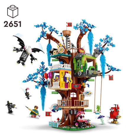LEGO® DREAMZzz 71461 La Cabane Fantastique dans l’Arbre, Jouet, avec Minifigurines Mateo et Izzie BLANC 2 - vertbaudet enfant 