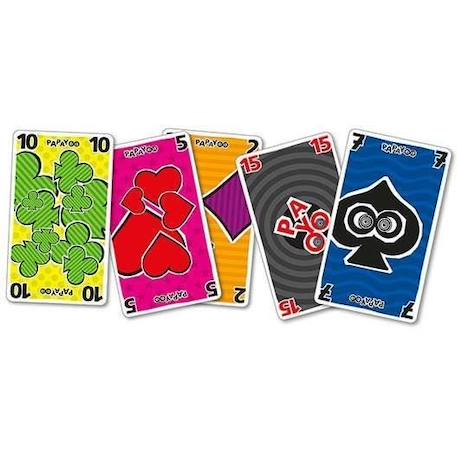 Jeu de cartes Papayoo - GIGAMIC - Pour enfants à partir de 7 ans - Jeu d'ambiance JAUNE 4 - vertbaudet enfant 