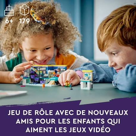 LEGO® Friends 41755 La Chambre de Nova, Jouet sur le Thème du Gaming, avec Mini-Poupée BLANC 6 - vertbaudet enfant 