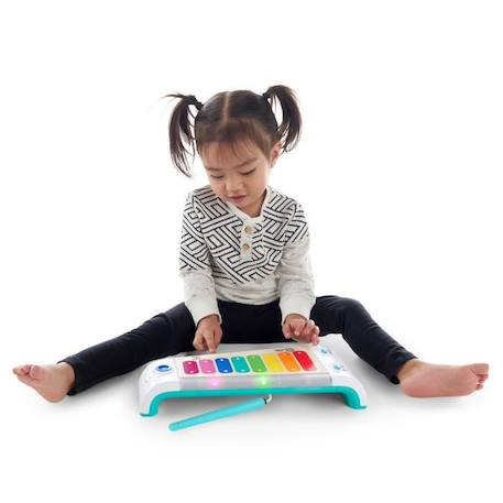 Hape - Jouet d’éveil musical en bois tactile et électronique Baby Einstein - Xylophone magic touch BLANC 6 - vertbaudet enfant 