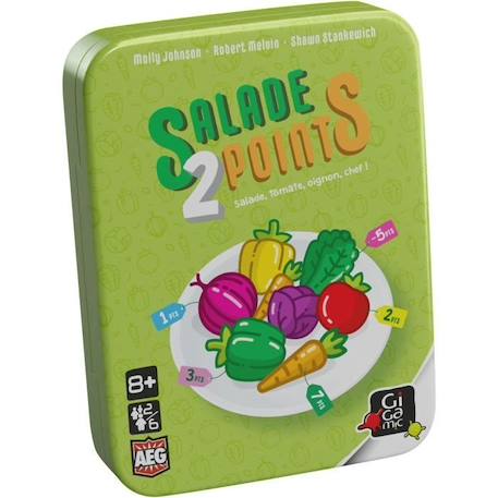 Jeu de société - GIGAMIC - Salade 2 Points - 2 joueurs ou plus - 20 min - A partir de 8 ans VERT 1 - vertbaudet enfant 