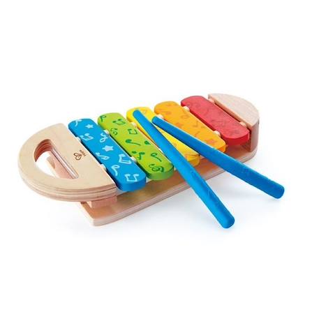 Jouet d'éveil musical en bois - HAPE - Xylophone arc-en-ciel - Extérieur - Mixte - A partir de 12 mois BEIGE 1 - vertbaudet enfant 