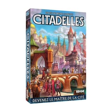 Jeu de société - EDGE - Citadelles quatrième édition - Bluff et stratégie - 2 à 8 joueurs BLEU 1 - vertbaudet enfant 