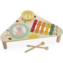 Jouet-Jeux éducatifs-Jeux scientifiques-Table Musicale en Bois - JANOD - Sunshine - Eveil Musical - Jouet D'Imitation