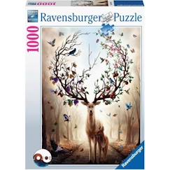 Jouet-Jeux éducatifs-Puzzles-Puzzle Classique Adultes - Ravensburger - Cerf fantastique - 1000 pièces - 70x50cm
