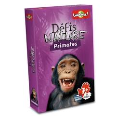 Jouet-Jeux de société-Jeux classiques et de réflexion-Jeu de questions-réponses BIOVIVA Défis Nature - Primates pour enfants à partir de 7 ans