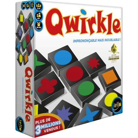 Iello - Qwirkle - Jeu de société familial - Dès 6 ans BLANC 1 - vertbaudet enfant 