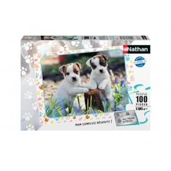 Puzzle éducatif Nathan - Les petits jack russell - 100 pièces - Animaux - Pour enfant de 6 ans et plus  - vertbaudet enfant