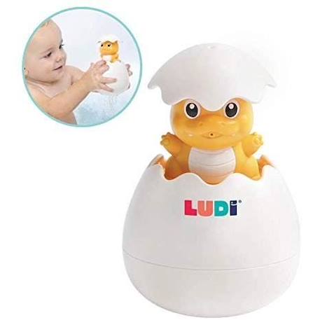 Jouet de Bain pour Bébé - LUDI - Œuf de Bain Magique - Blanc - À Partir de 10 Mois BLANC 1 - vertbaudet enfant 