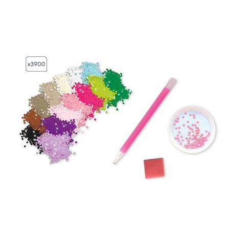 Kit créatif Janod - Peinture Diamant Cerf - Enfant dès 8 ans MARRON 4 - vertbaudet enfant 