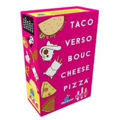 -Jeu de société - Blue Orange - Taco Verso Bouc Cheese Pizza - Age 8 ans - Durée 10 min - Jeu d'ambiance