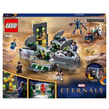 LEGO® 76156 Marvel L’ascension du Domo, Jouet de Construction Vaisseau Spatial Super-Héros du Film Les Éternels GRIS 6 - vertbaudet enfant 