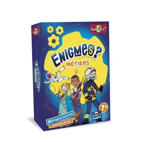 Bioviva - Enigmes Métiers - Jeu de cartes pour enfants à partir de 7 ans BLEU 1 - vertbaudet enfant 