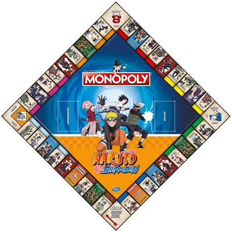 MONOPOLY Naruto - Jeu de société BLEU 2 - vertbaudet enfant 