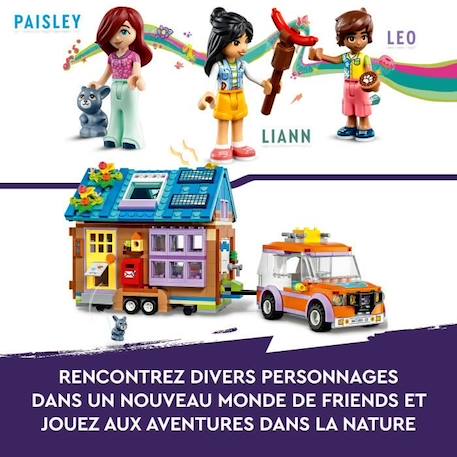 LEGO® Friends 41735 La Mini Maison Mobile, Jeu Camping avec Voiture Jouet, et Mini-Poupées BLANC 5 - vertbaudet enfant 