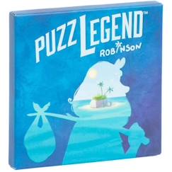 Jouet-Jeux de société-Jeux classiques et de réflexion-Puzzlegend Robinson - Jeu de voyage - poche - Mixte - Multicolore - 8 ans