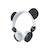 Casque audio enfant Kidyears - Panda - Kidywolf - Limitation sonore à 85dB BLANC 2 - vertbaudet enfant 