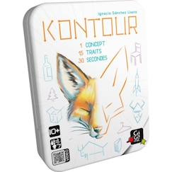 -Jeu de société - GIGAMIC - Kontour - Original et facile à jouer - À partir de 10 ans