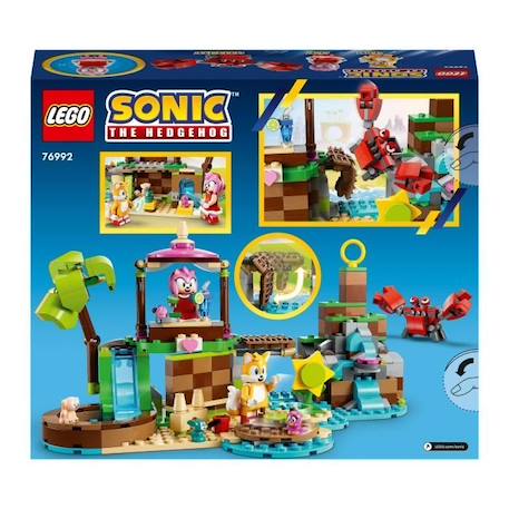 LEGO® Sonic the Hedgehog 76992 L'île de Sauvetage des Animaux d'Amy, Jouet avec 6 Figurines, pour Enfants BLEU 6 - vertbaudet enfant 