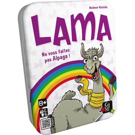 Gigamic - Lama - Jeux de société BLANC 1 - vertbaudet enfant 