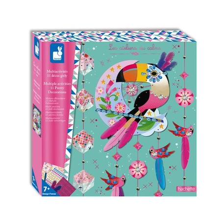 Janod - Kit Créatif - Coffret Multi-Activités 11 Décos Girly - Dès 7 ans ROSE 1 - vertbaudet enfant 