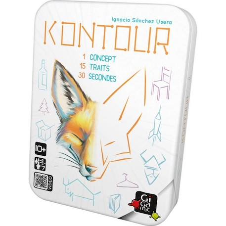 Jeu de société - GIGAMIC - Kontour - Original et facile à jouer - À partir de 10 ans BLANC 3 - vertbaudet enfant 