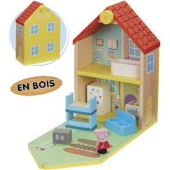 -Peppa Pig - Maison Classique en Bois avec 1 personnage