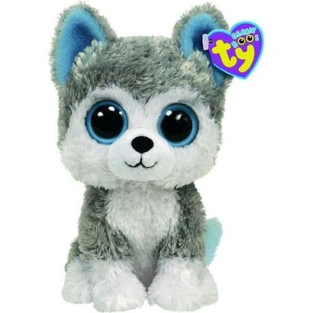 Peluche Slush le Chien - TY - 15 cm - Gris - Enfant - A partir de 3 ans GRIS 1 - vertbaudet enfant 